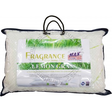 MaxCoil Fragrance Aroma Therapy Pillow (Lemon Grass) Mosquitoes and Insect repellent
