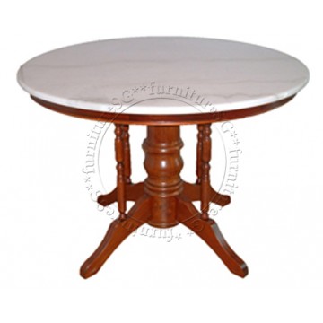 Round Natural Marble Dining Table