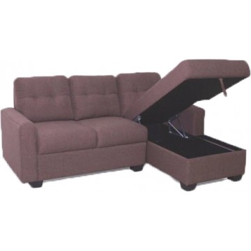 Tango 3 Seater Fabric Sofa with Storage