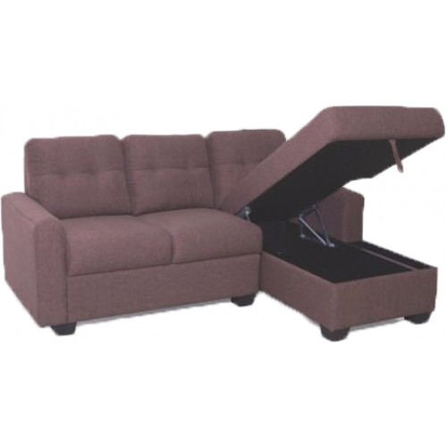 Tango 3 Seater Fabric Sofa with Storage