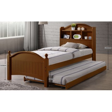 Country Wooden Bed WB1103 - Oak