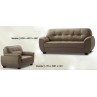 Riveria 2/3 Seater Sofa Set (Half Leather)