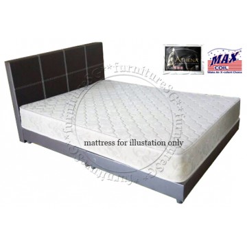Bundle H :Faux Leather Bed & Athena Spring Mattress | 4 sizes