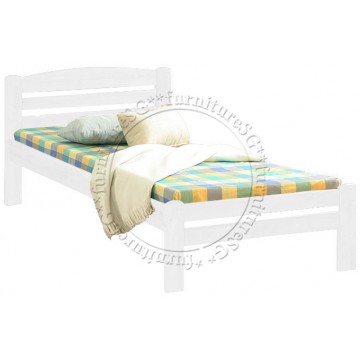 Wooden Bed WB1045 (White)