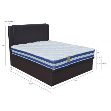 Faux Leather Storage Bed LB1153