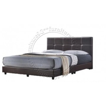 Stanley Faux Leather Bed - Queen