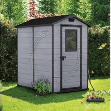 Keter - Lineus 4 x 6 Outdoor Storage Shed + Free Assembly